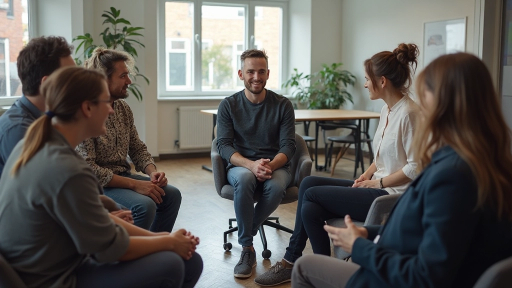 Teamtraining in groepsopstelling